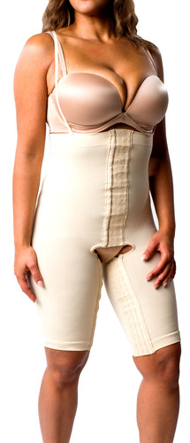 High Waist Compression Short with Hook and Eye