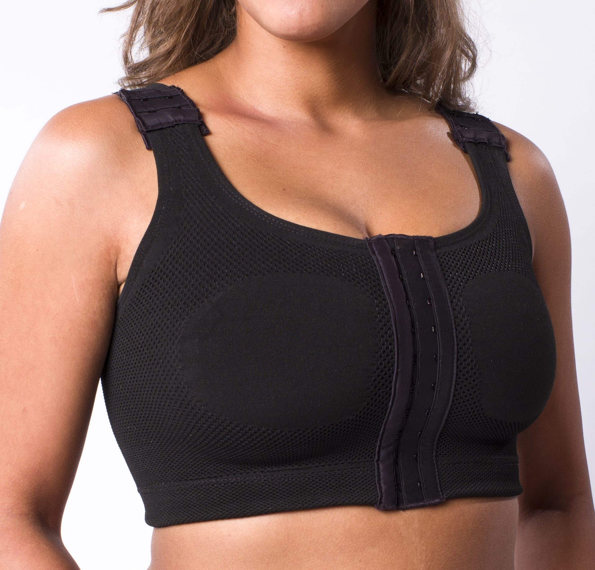 Post Surgical Compression Body With Bra Attached And Long Sleeves
